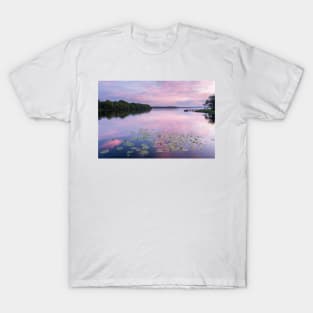 Pink sunset over Lough Erne T-Shirt